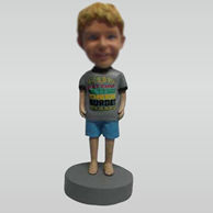 Custom Cute Boy bobble head