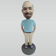 Custom Leisure man bobblehead