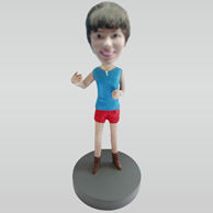 Personalized custom fashion female bobbleheads