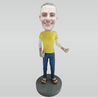 Personalized custom Leisure bobblehead doll