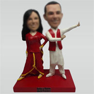 Custom sweet couple bobbleheads