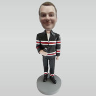 Personalized custom work man bobble heads