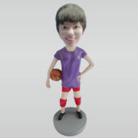 Custom female basketball bobbleheads