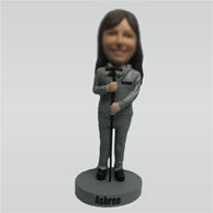 Custom funny girl bobbleheads