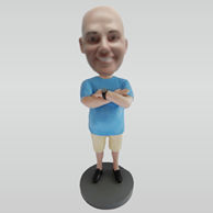 Custom Khaki shorts bobbleheads