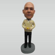 Personalized Custom  casual man bobble heads