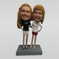 Custom best friends bobble heads