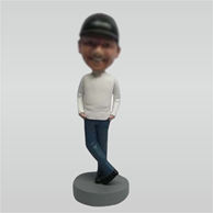 Personalized Custom casual man bobblehead dolls