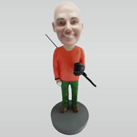 Custom go to fishing bobbleheads