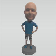 Personalized Custom Relaxing man bobble heads