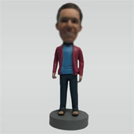 Personalized Custom  Relaxing man bobble heads