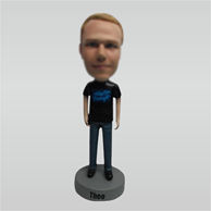 Personalized Custom Relaxing man bobble head