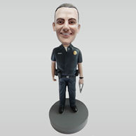 Custom police bobblehead