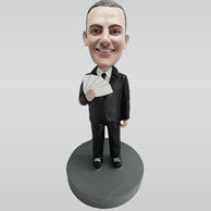 Personalized custom some money bobbleheads