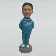 Custom Leisure man bobble heads doll