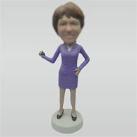 Custom work bobbleheads woman bobbleheads