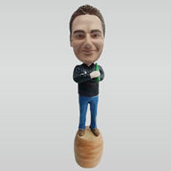 Custom Liquor King bobbleheads