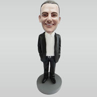 Custom suit man bobblehead