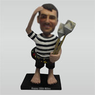 Custom man in Renovation bobbleheads doll