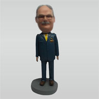 Custom police bobblehead doll