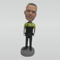 Custom coach bobble head doll