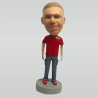 Personalized Custom Leisure man bobble head