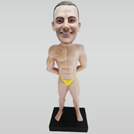 Personalized custom strong men bobblehead dolls