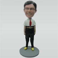 Custom black pants man bobbleheads