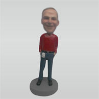 Personalized Custom  Leisure man bobble heads