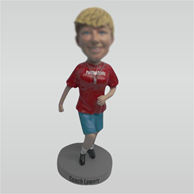 Custom female coach bobbleheads doll