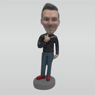 Personalized Custom bobble heads of Leisure man