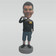 Personalized Custom bobble head of Leisure man