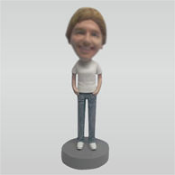 Personalized Custom bobblehead of Leisure man