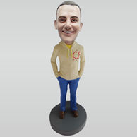 Customized Leisure man bobble heads