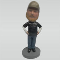 Personalized Custom Leisure man bobblehead doll