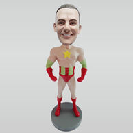 Personalized custom strong man bobblehead