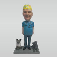 Custom Pet Doctors bobble heads