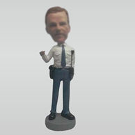 Custom police bobblehead doll