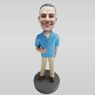 Customized Leisure man bobble head