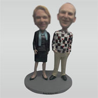 Customize couple bobble heads