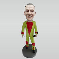 Personalized custom work man bobblehead