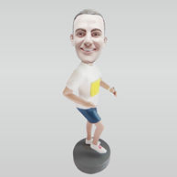 Custom Running man bobblehead