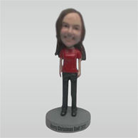 Personalized Custom fashion female bobble head