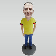 Custom casual bobblehead