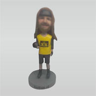 Custom sports man bobble heads