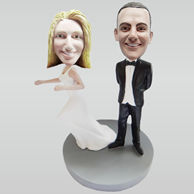 Personalized custom wedding bobblehead dolls