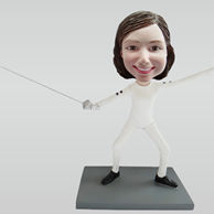 Custom Fencing bobbleheads