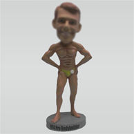 Custom strong man bobblehead doll