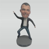 Custom happy man bobbleheads