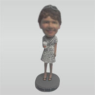 Personalized Custom fashion female bobblehead